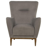 Catala Stone/Coffee Upholstered High Back Accent Chair by Coaster at Eve Furniture