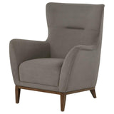 Catala Stone/Coffee Upholstered High Back Accent Chair by Coaster at Eve Furniture