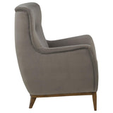Catala Stone/Coffee Upholstered High Back Accent Chair by Coaster at Eve Furniture