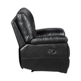 Maverick Black Reclining Chair by Homelegance at Eve Furniture