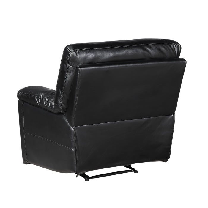 Maverick Black Reclining Chair by Homelegance at Eve Furniture
