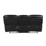 Maverick Black 2pc Set: Sofa, Love by Homelegance at Eve Furniture