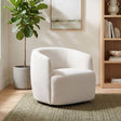Hudson Sand Fabric Swivel Accent Chair by Coaster at Eve Furniture