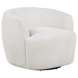 Hudson Sand Fabric Swivel Accent Chair by Coaster at Eve Furniture