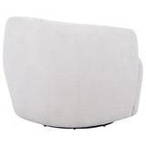 Hudson Sand Fabric Swivel Accent Chair by Coaster at Eve Furniture