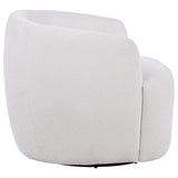 Hudson Sand Fabric Swivel Accent Chair by Coaster at Eve Furniture