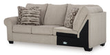 Claireah Umber 2-Piece LAF Sectional