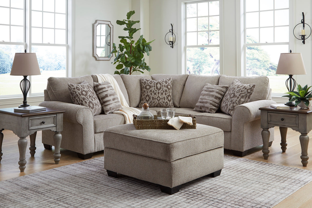 Claireah Umber 2-Piece RAF Sectional