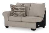 Claireah Umber 3-Piece RAF Sectional