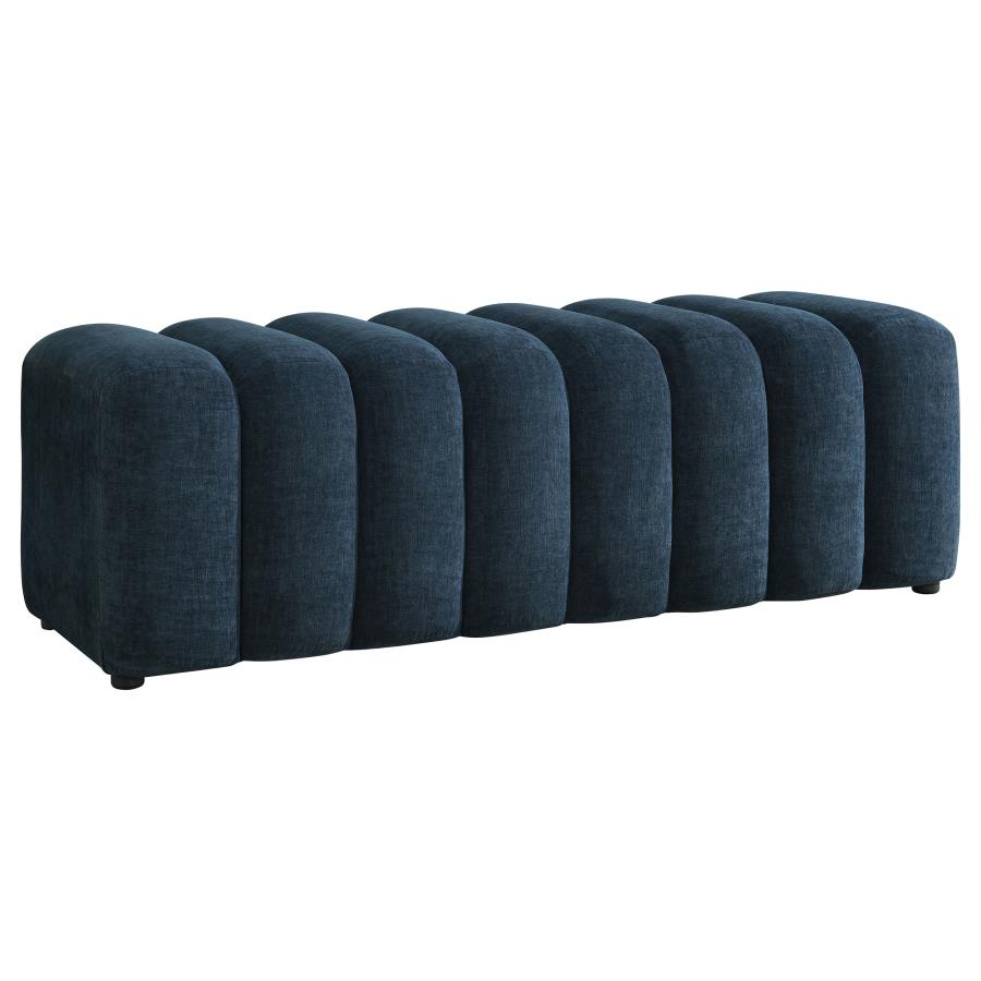 Summer Navy Accent Bench