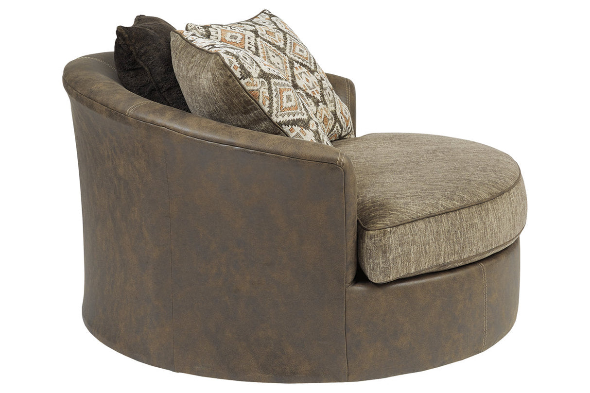 Abalone Chocolate Oversized Chair