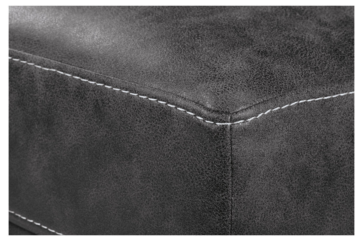 Venaldi Gunmetal Ottoman