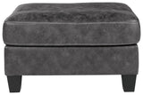 Venaldi Gunmetal Ottoman