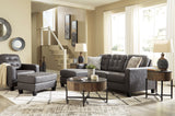 Venaldi Gunmetal Living Room Set