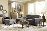 Venaldi Gunmetal Living Room Set