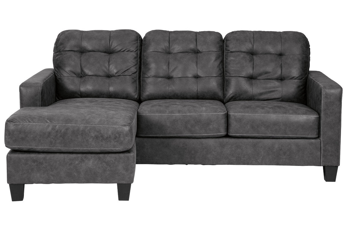 Venaldi Gunmetal Reversible Sofa Chaise