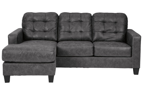 Venaldi Gunmetal Reversible Sofa Chaise