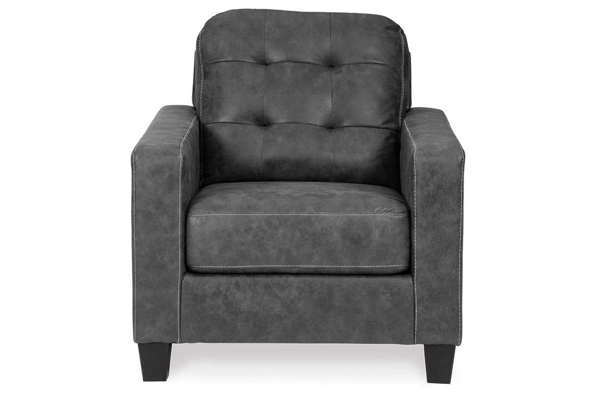 Venaldi Gunmetal Sofa Chaise and Chair