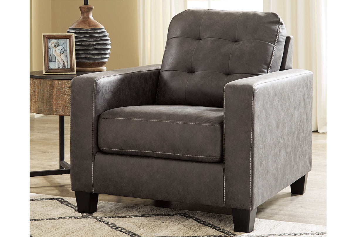 Venaldi Gunmetal Sofa Chaise and Chair