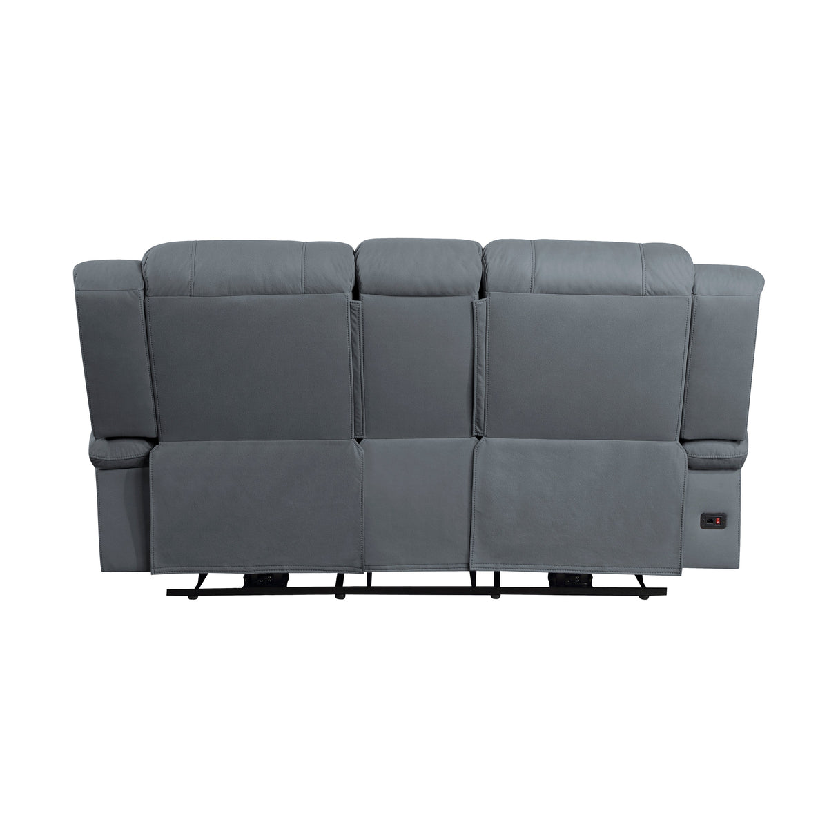 Camryn Graphite Blue Power Double Reclining Loveseat