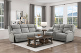 Camryn Gray Power Double Reclining Loveseat