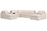 Modmax Oyster 8-Piece Sectional with Chaise