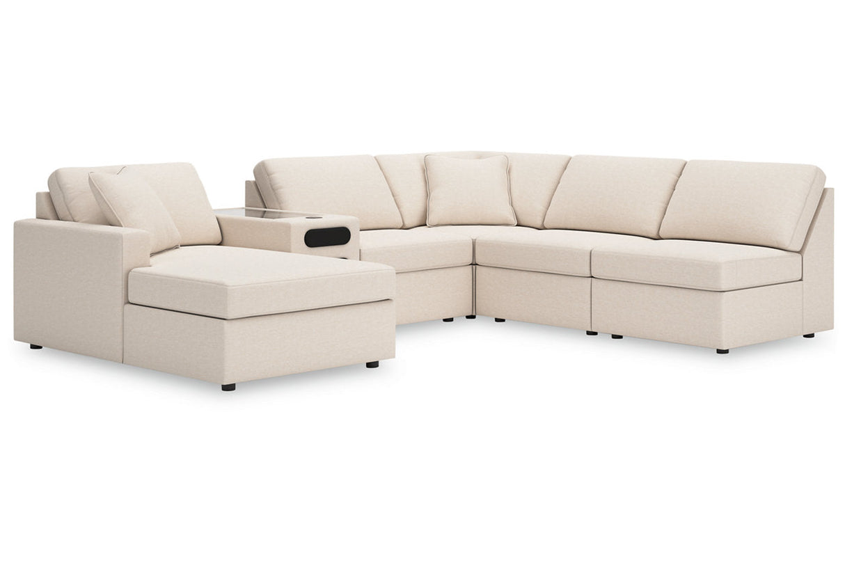 Modmax Oyster 6-Piece Sectional with Chaise