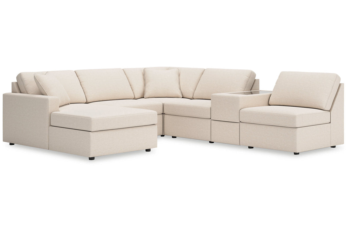 Modmax Oyster 6-Piece Sectional with Chaise