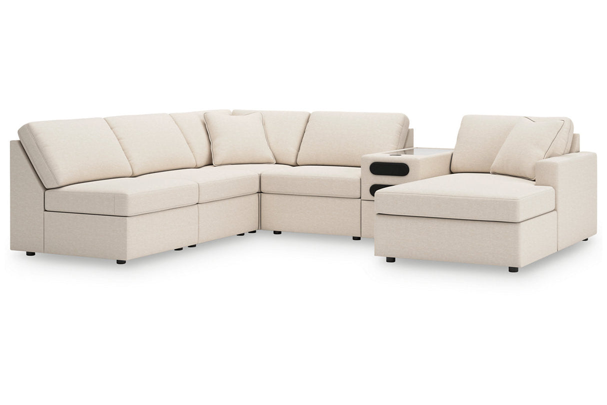 Modmax Oyster 6-Piece Sectional with Chaise