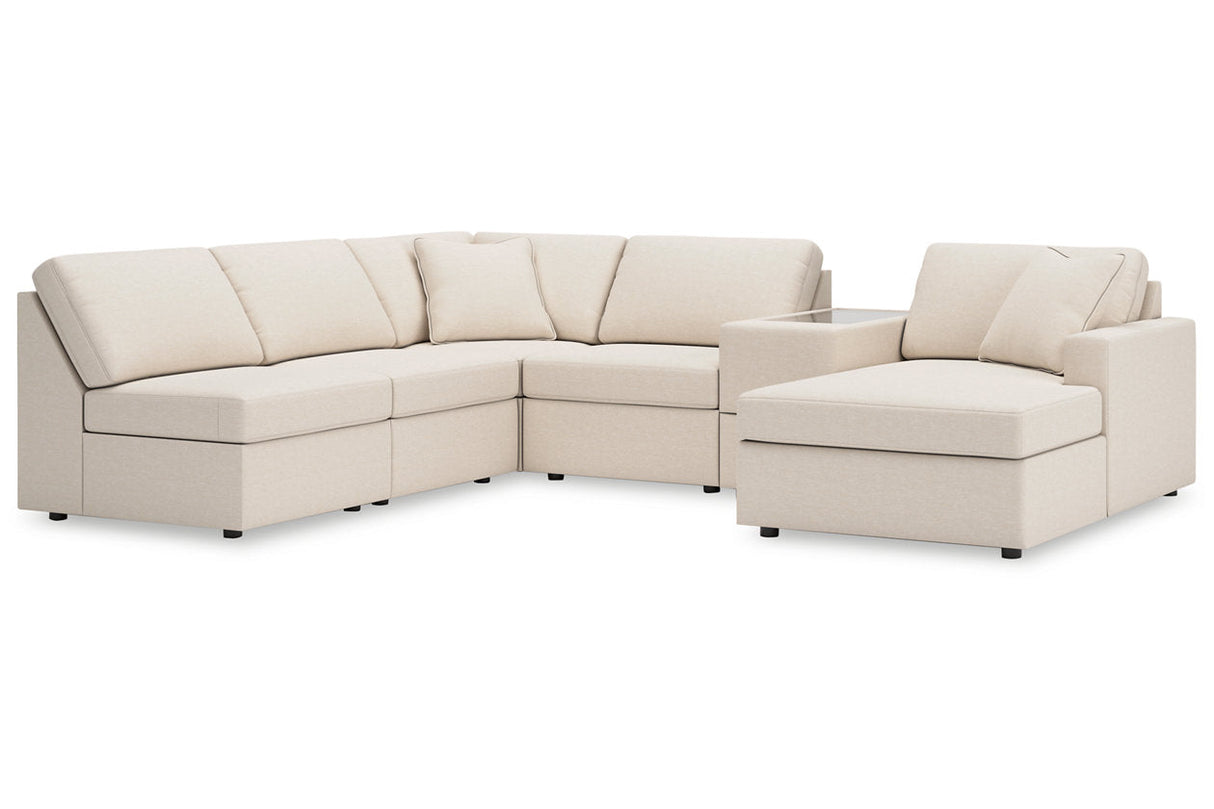 Modmax Oyster 6-Piece Sectional with Chaise