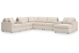 Modmax Oyster 8-Piece Sectional with Chaise