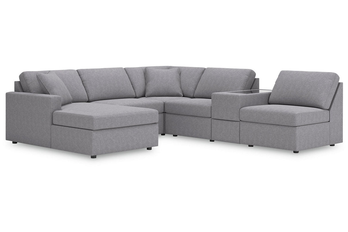 Modmax Granite 6-Piece Sectional with Chaise