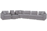 Modmax Granite 5-Piece Sectional and Swivel Glider Recliner