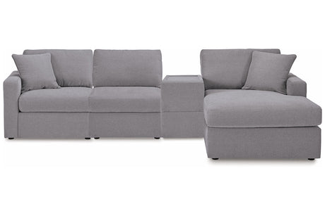 Modmax Granite 4-Piece Sectional with Chaise