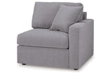 Modmax Granite 6-Piece Sectional and Swivel Glider Recliner