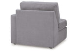 Modmax Granite 5-Piece Sectional and Swivel Glider Recliner