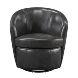 Tanner Smoky Gray Swivel Chair
