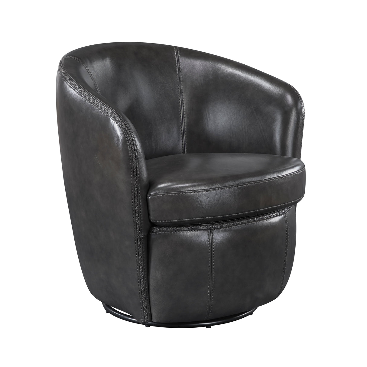 Tanner Smoky Gray Swivel Chair