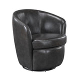 Tanner Smoky Gray Swivel Chair