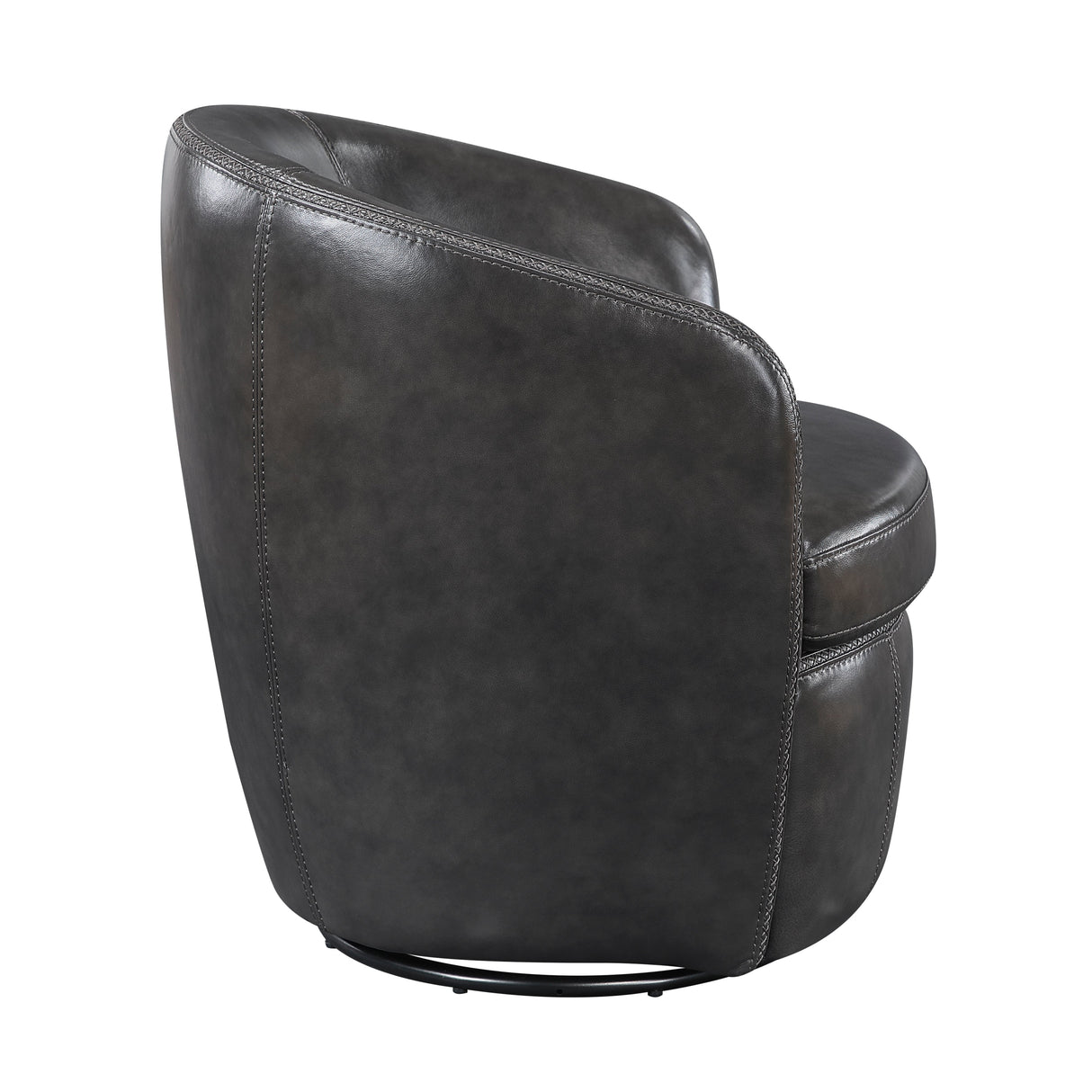 Tanner Smoky Gray Swivel Chair