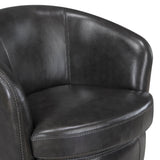 Tanner Smoky Gray Swivel Chair