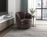 Tanner Yellow Swivel Chair