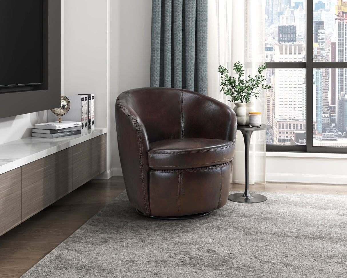 Tanner Bronze Swivel Chair