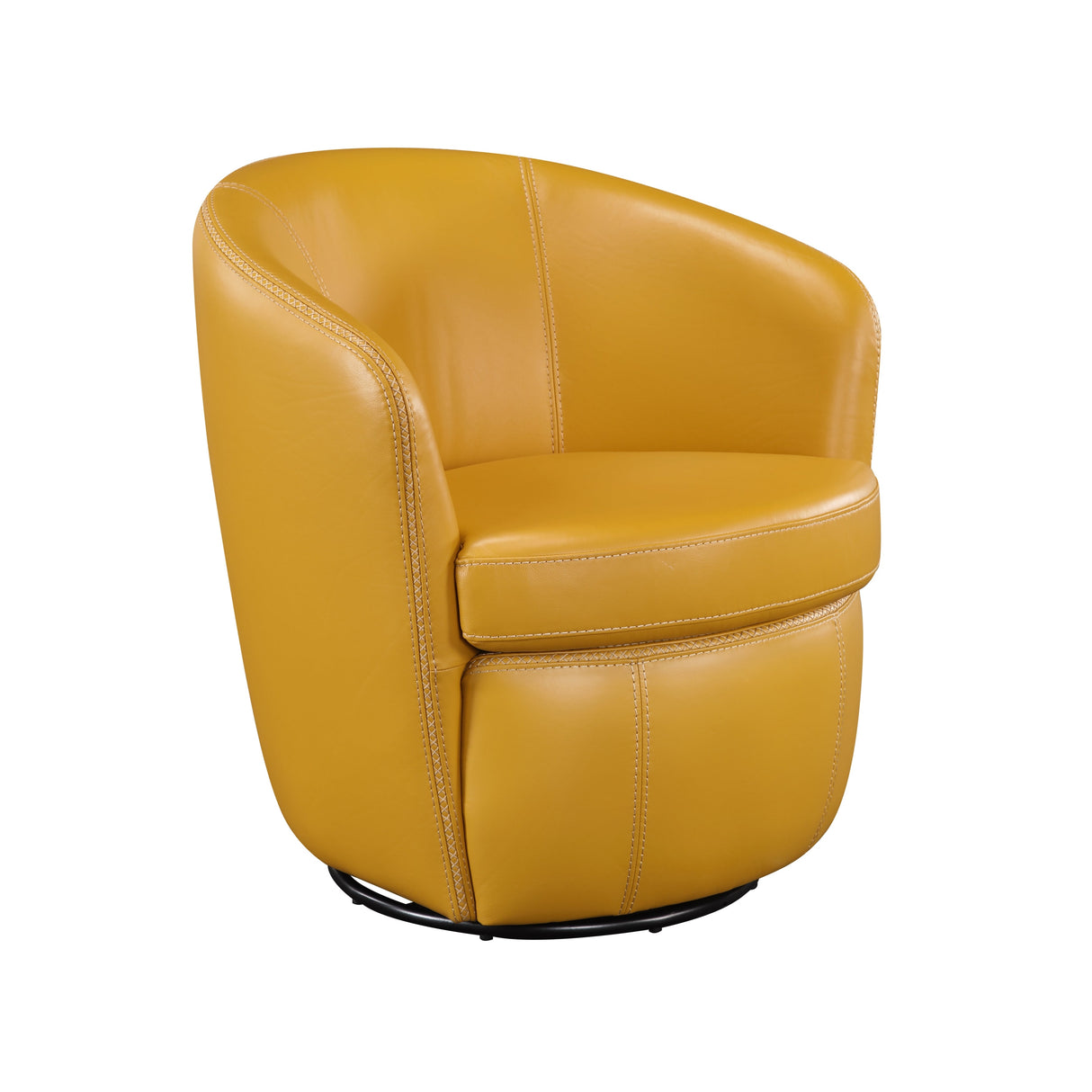 Tanner Yellow Swivel Chair