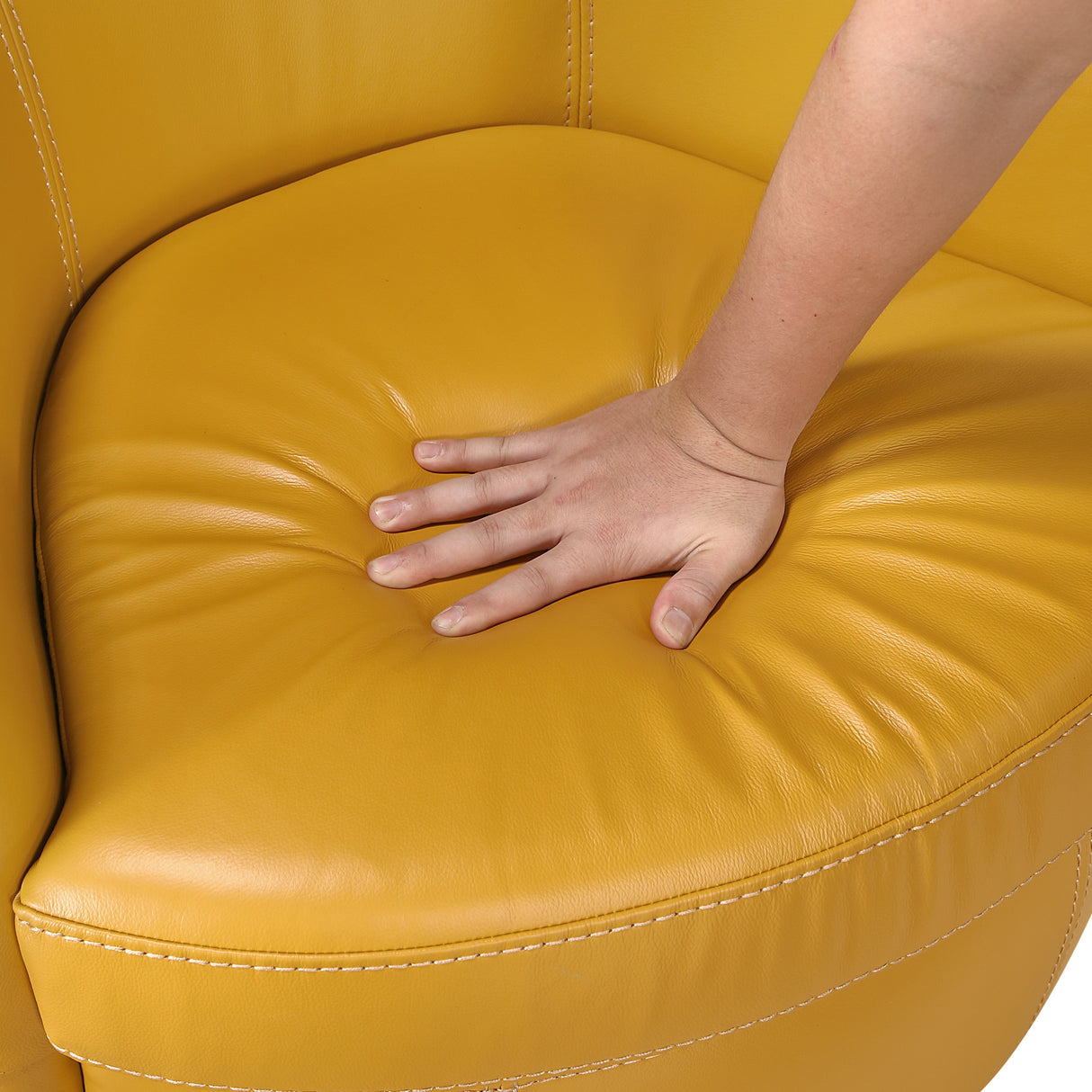 Tanner Yellow Swivel Chair