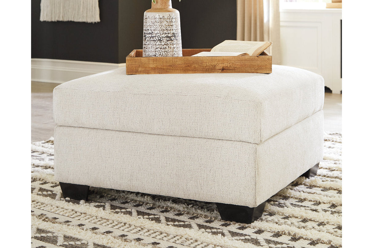 Cambri Snow Ottoman With Storage