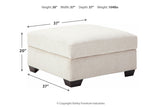 Cambri Snow Ottoman With Storage