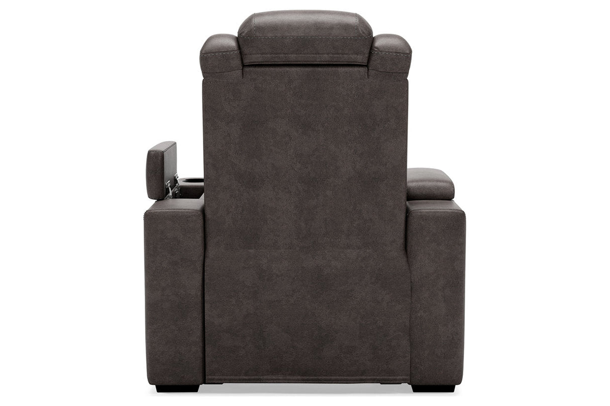 HyllMont Gray Recliner