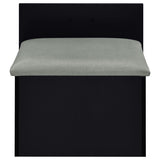 Danbury Black High Gloss 3-drawer Makeup Vanity & Stool Set