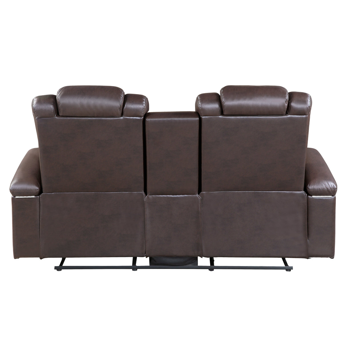 Caelan Dark Brown Power Double Reclining Loveseat